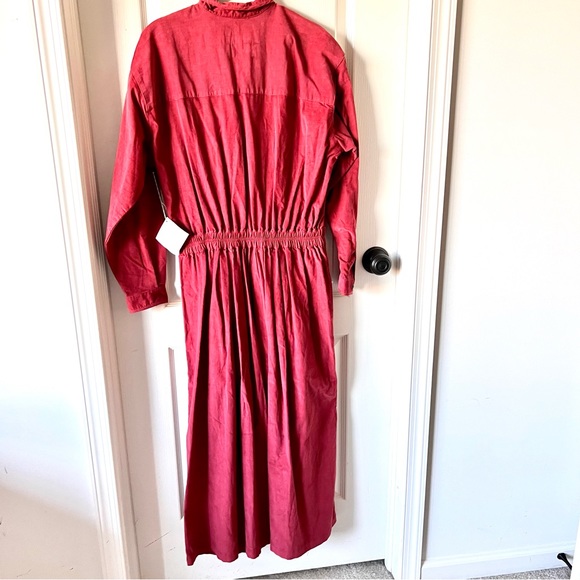 NWT Vintage EDDIE BAUER Petite Collared Button Down Corduroy Maxi Dress—SZ. MP - Picture 17 of 17